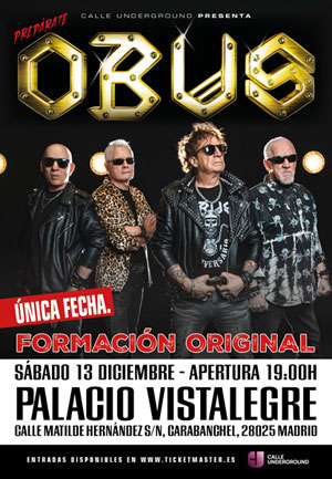 OBÚS – 13 de Diciembre - Palacio de Vistalegre