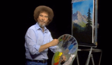 Árboles felices y caros: Tres cuadros de Bob Ross se subastaron por más de 600 mil dólares