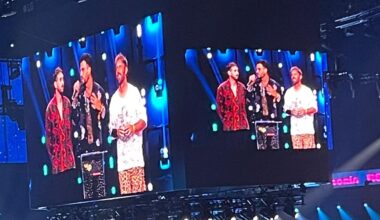 Los valencianos Bombai brillan en su barrio durante LOS 40 Music Awards