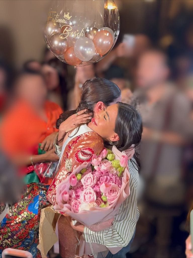 El encuentro de Fátima Bosch y Lorena López en Tailandia.