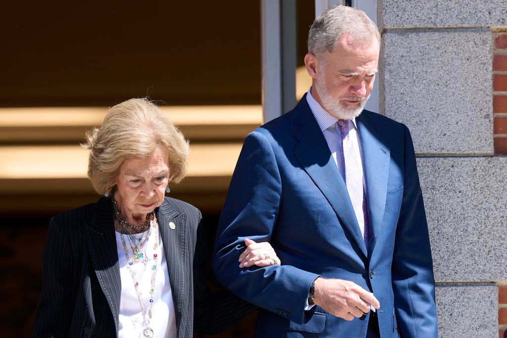 Felipe VI de España y la reina Sofía de España.