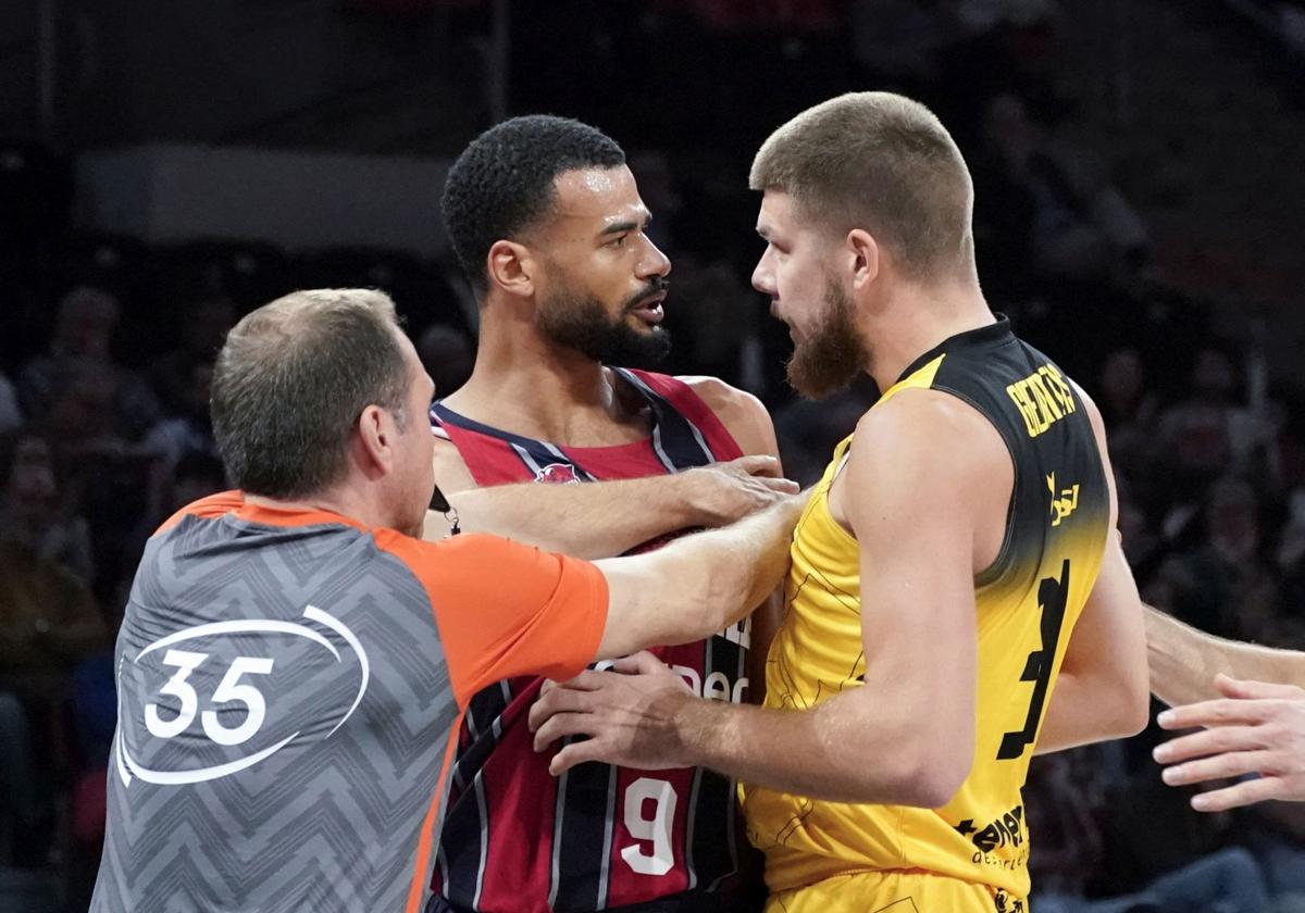 Pique entre Cabarrot y el exbaskonista Rokas Giedraitis