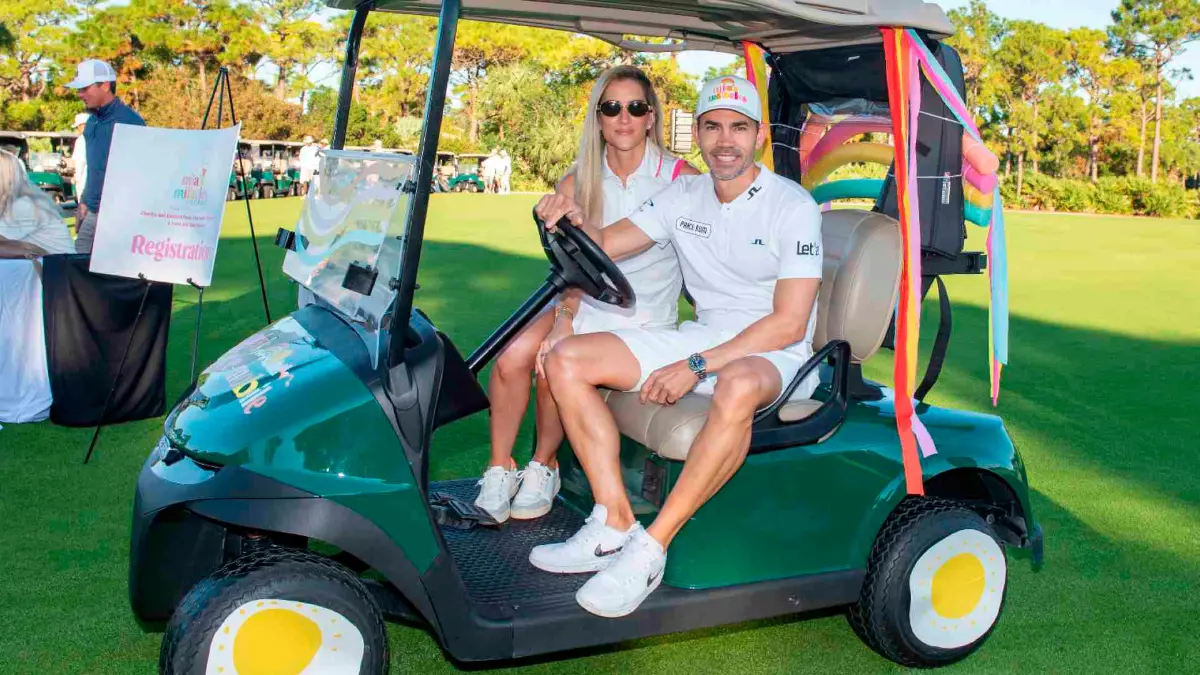 Camilo Villegas y su esposa María Ochoa traen a Medellín el torneo de golf de la Fundación Mia’s Miracles