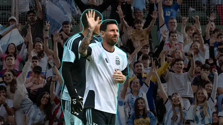 Cantan los goles de Lionel Messi en entrenamiento de Argentina en Elche | TUDN Copa Mundial de Futbol 2026.