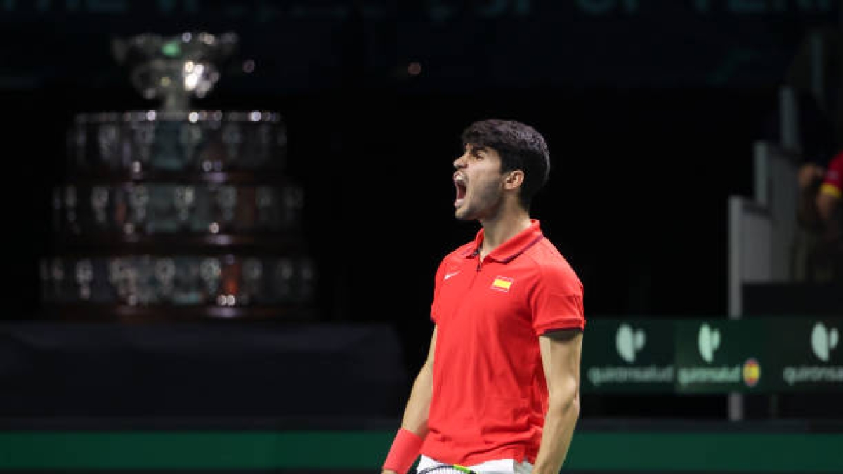 Carlos Alcaraz, detalles de Finales Copa Davis 2025. Foto: gettyimages