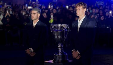 Alcaraz bromea con Sinner: "Le veo más que a mi madre". Foto: Getty