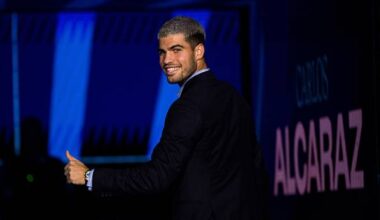 Alcaraz se pronuncia sobre la polémica pregunta de una extenista sobre si tiene novia o no. Foto: Getty