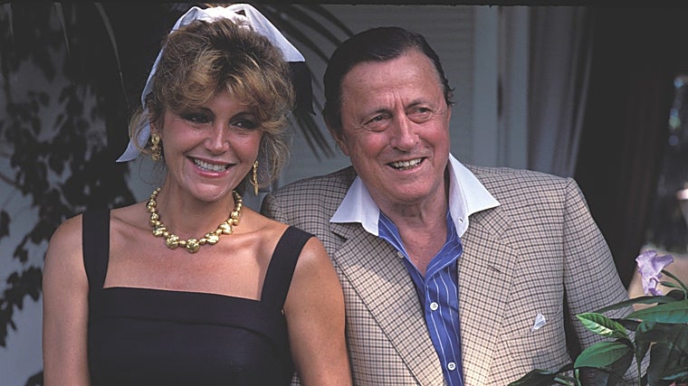 Tita Cervera y el barón Heinrich von Thyssen-Bornemisza