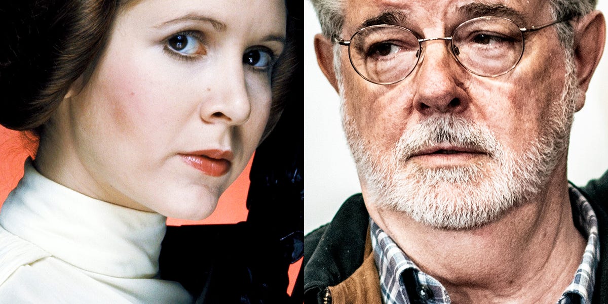 "George Lucas y Star Wars arruinaron mi vida. Se comercializó una muñequita con mi cara a la que mi primer esposo pudo clavarle alfileres"