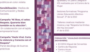 Acto público de visibilización en el Día Internacional para la Eliminación de la Violencia contra las Mujeres: "Yo no comparto violencia hacia las mujeres"