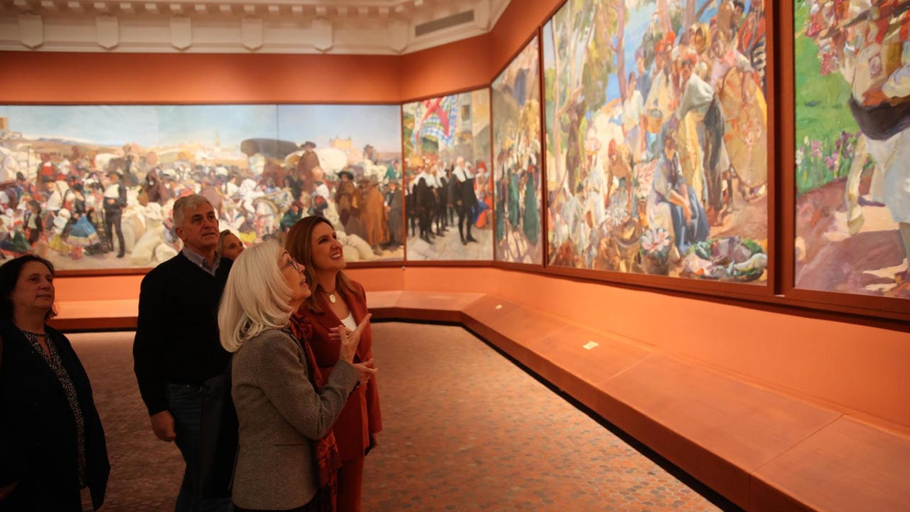 Catalá visita en Nueva York las obras de Sorolla que llegarán a la nueva Hispanic Society de Valencia