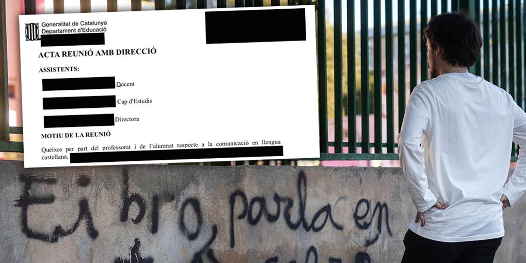«Tu deber es hablar catalán a alumnos y padres»
