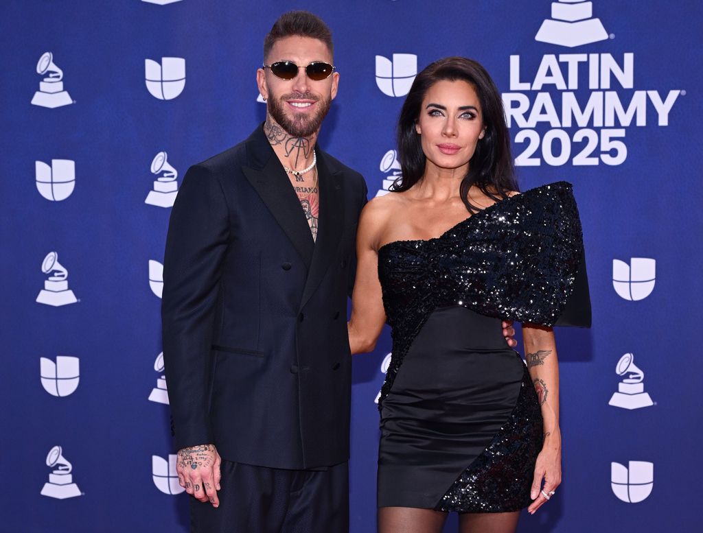 Sergio Ramos, con Pilar Rubio en los Latin Grammy 2025