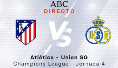 Atlético de Madrid - Union SG, en directo: resultado, goles y ganador del partido de la Champions League hoy