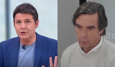Jesús Cintora oye a Aznar negarse a condenar el franquismo y salta con esta atronadora palabra