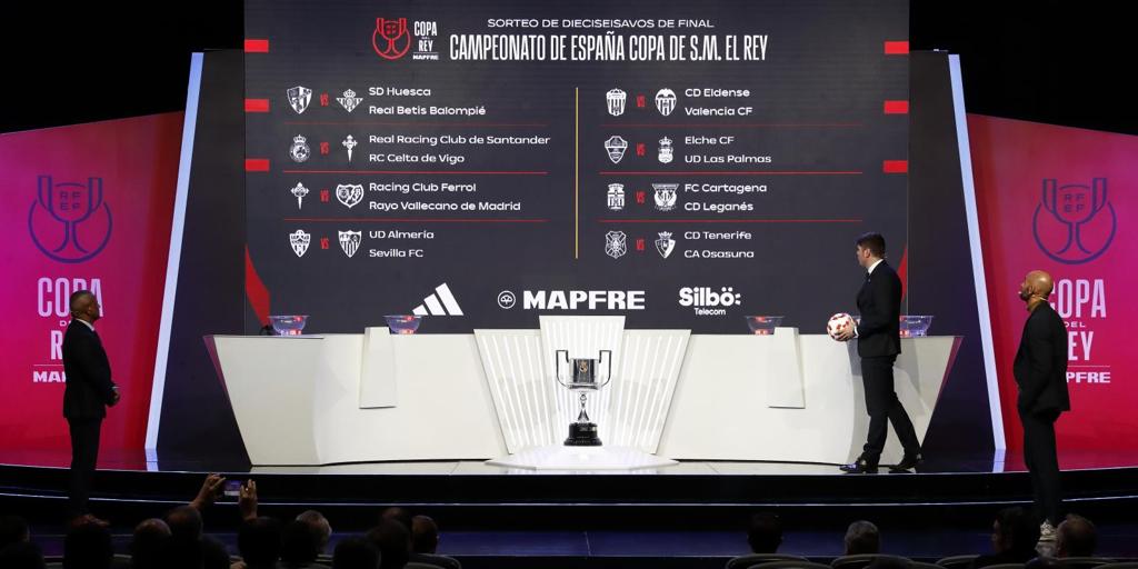 Cruces, partidos y emparejamientos del Sorteo Copa del Rey, en directo hoy: cuadro de segunda ronda