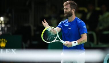 El golpe de Moutet que condena a Francia en la Copa Davis: "Me siento un payaso"