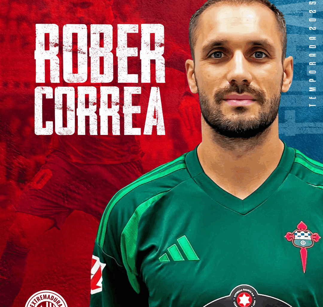 Rober Correa, nuevo jugador del CD Extremadura - CD Extremadura SAD