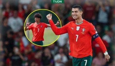 Cristiano Ronaldo Jr. se estrena como goleador con la selección juvenil portuguesa | TUDN Fútbol