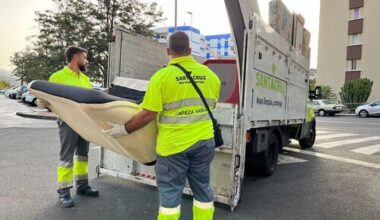 Santa Cruz recoge alrededor de 300 toneladas de enseres en el mes de octubre