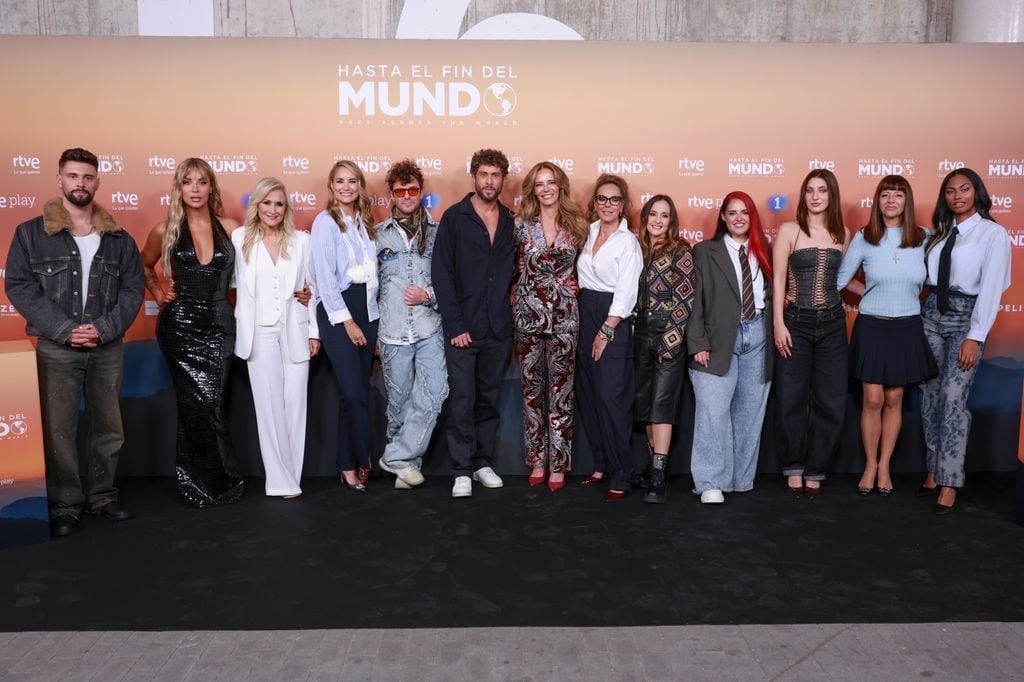 Los concursantes de 'Hasta el fin del mundo' en la premiere del programa