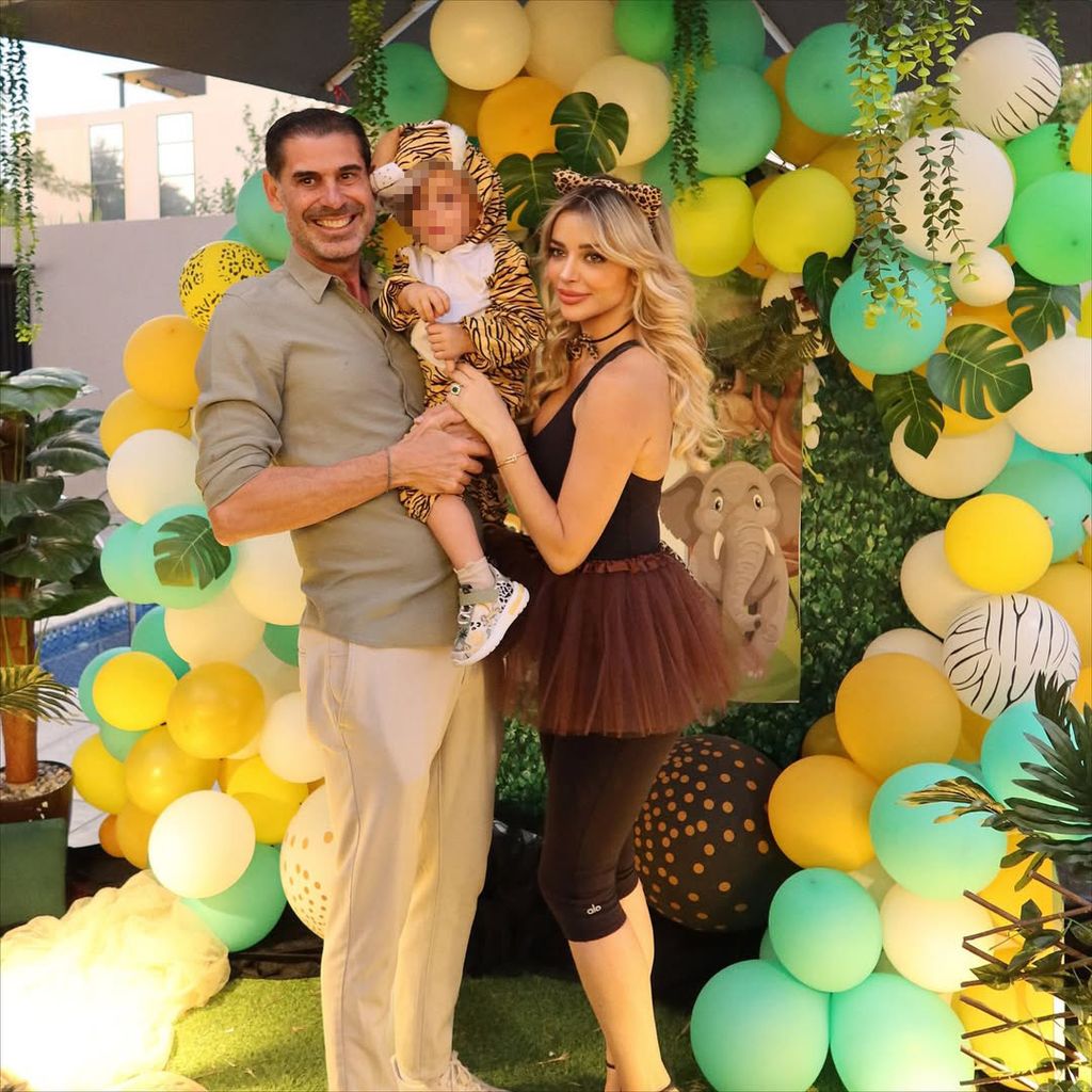 Fernando Hierro y Fani Stipkovic