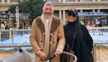 Las imágenes de Boris Becker con su hija recién nacida y la celebración de 58 cumpleaños en el hospital