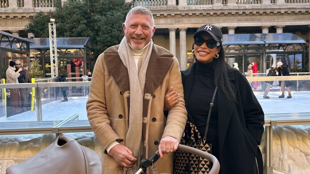 Las imágenes de Boris Becker con su hija recién nacida y la celebración de 58 cumpleaños en el hospital