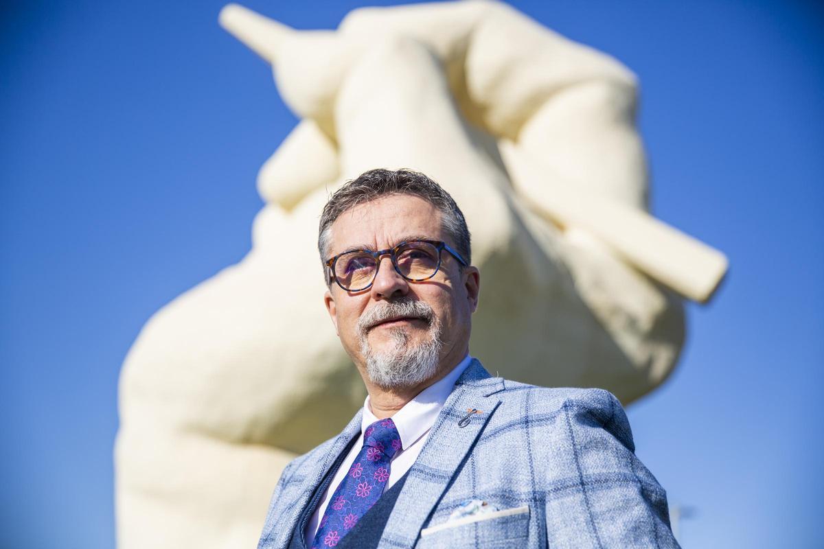 Alfredo Corell, durante una anterior visita a la Universidad de Alicante