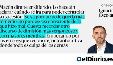 los bulos de su discurso de dimisión