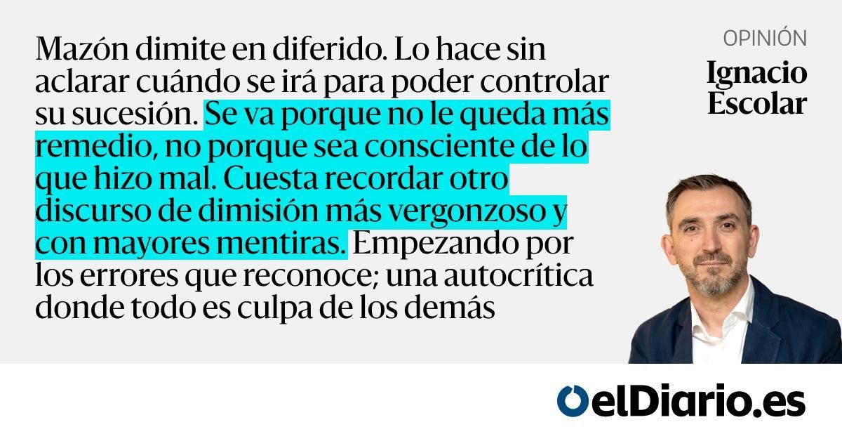 los bulos de su discurso de dimisión