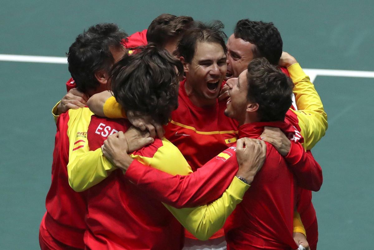 España celebra la conquista de su última Copa Davis en 2019