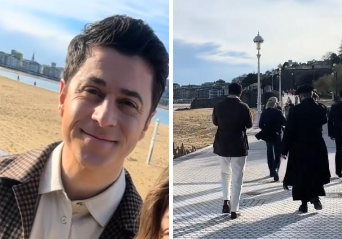 De Hollywood a San Sebastián, David Henrie se deja cautivar por el paseo de La Concha