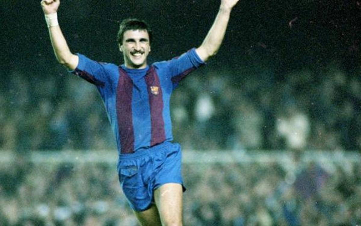 Hans Krankl, jugador del Barcelona entre 1978 y 1981, tuvo su mejor temporada en 1979 cuando fue máximo goleador de la Liga española.