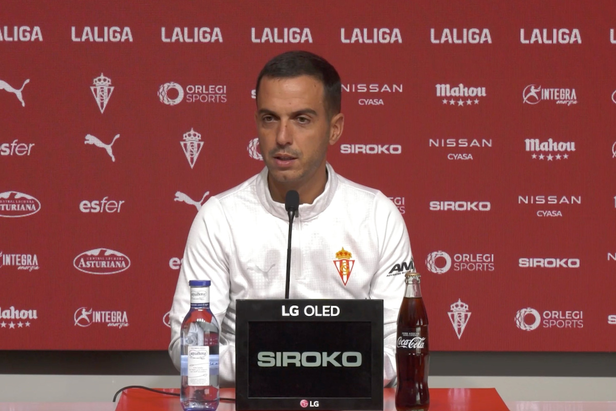 El entrenador, en la previa - Real Sporting