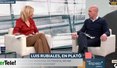 primero Abascal y luego Rubiales, a quien Susanna Griso comparó con Sánchez