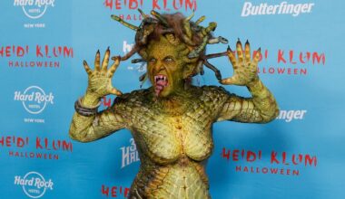 Heidi Klum se transforma en una imponente Medusa y vuelve a coronarse como la reina de Halloween