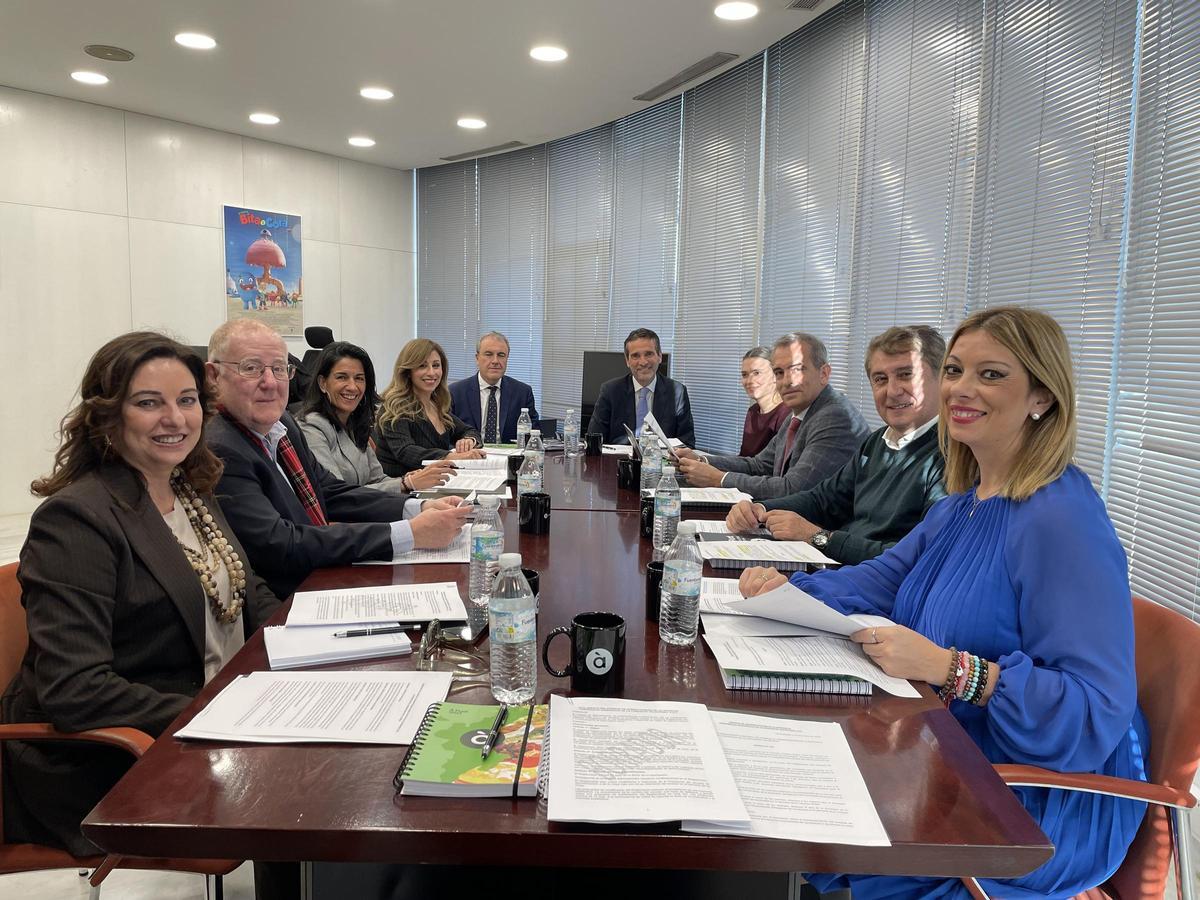 Vicente Ordaz preside la primera reunión del consejo de administración.