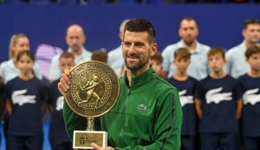 Novak Djokovic, visado en Grecia. Foto: gettyimages