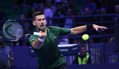 Novak Djokovic habla en Atenas. Foto: gettyimages