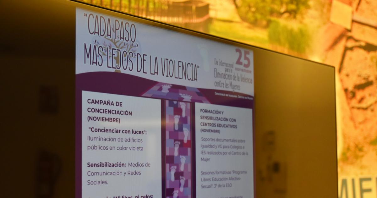 Daimiel presenta el programa de actos del 25N para reforzar la lucha contra la violencia de género