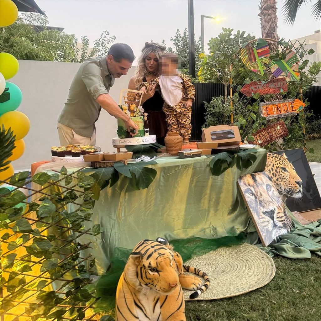 Fernando Hierro y Fani Stipkovic