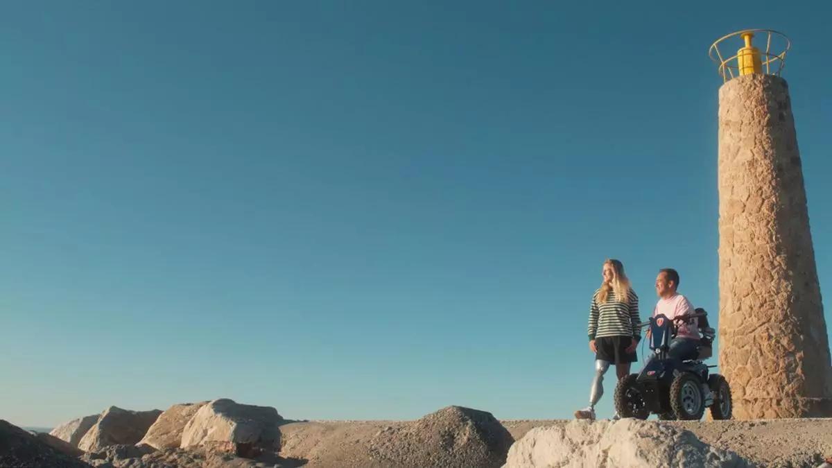 Desirée Vila y El Langui, en uno de los momentos de la producción.