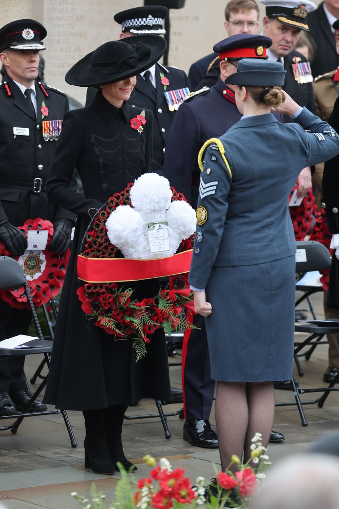 La princesa de Gales, Kate Middleton, en el Armistice Day, 2025.