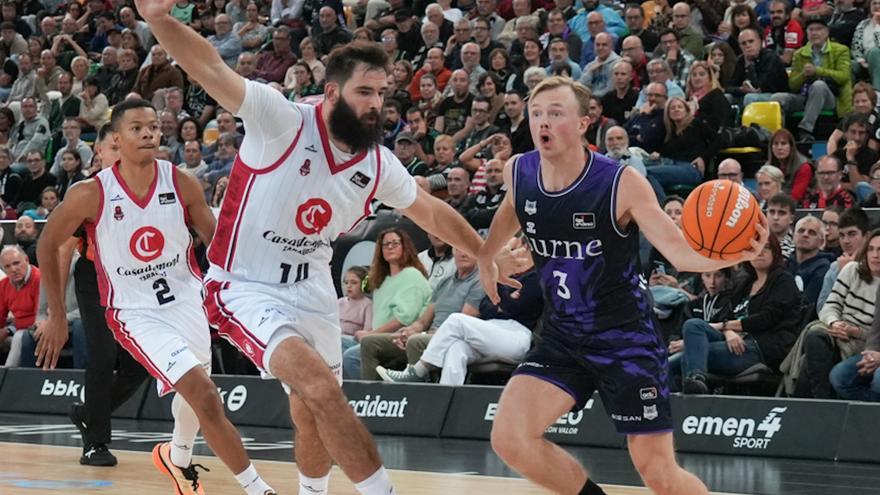 El Surne Bilbao Basket progresa adecuadamente al ritmo de sus bases
