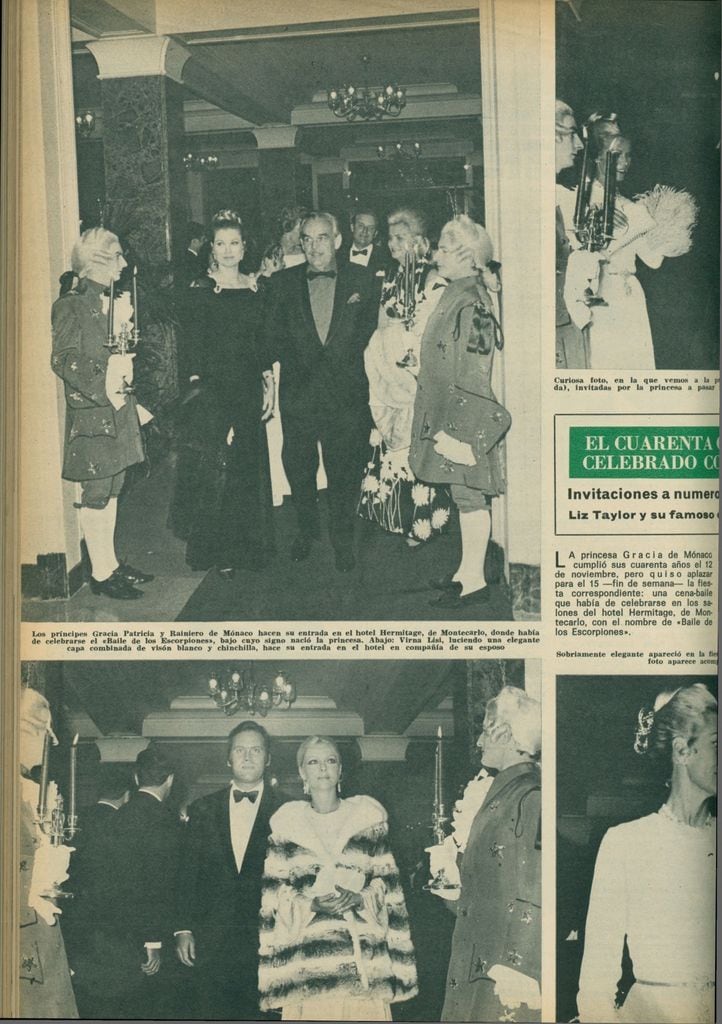 Una imagen del reportaje en el que ¡HOLA! habló del Baile de los Escorpiones