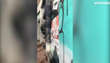 Los grafitis inundan las paredes de Cáceres