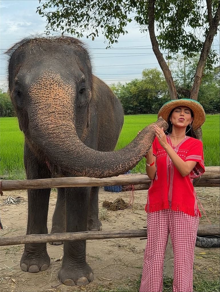 Lorena López visitó algunos atractivos en Tailandia, antes de la final de Miss Universe, misma en la que apoyó a su querida amiga.
