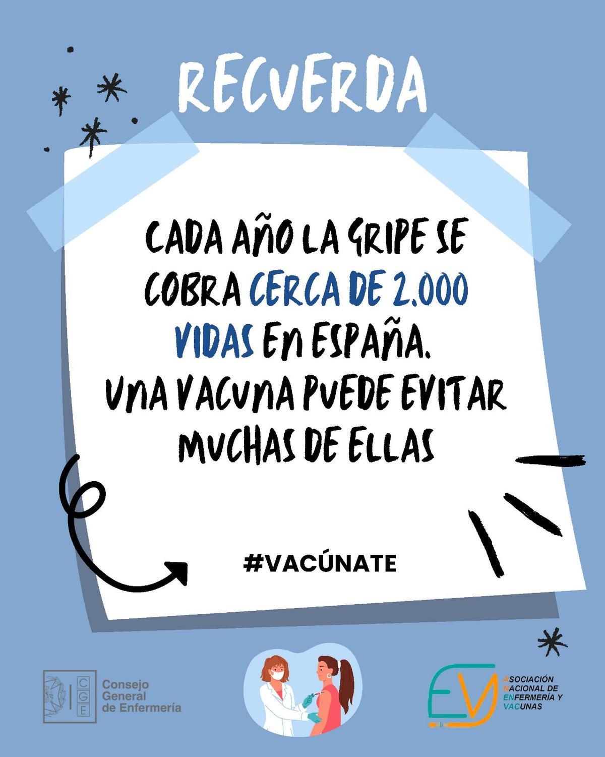 Vacunarse de la gripe evita muertes