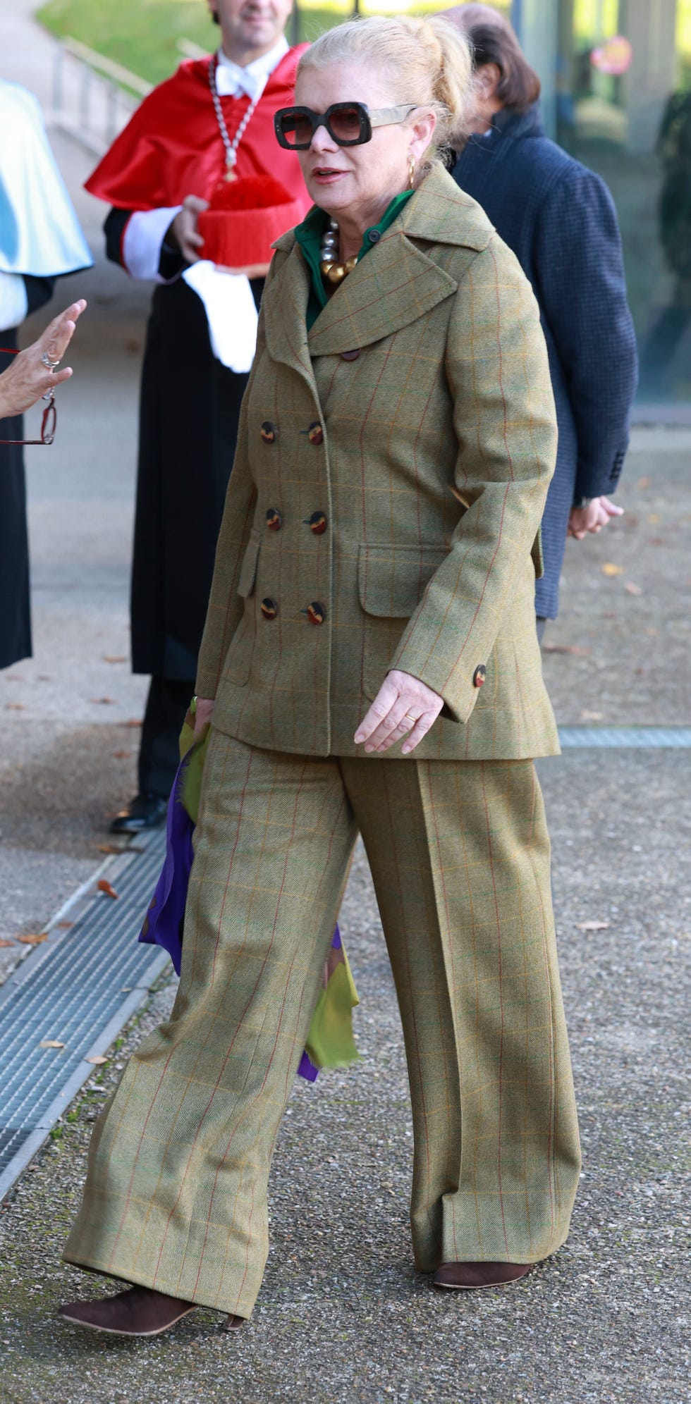 elena ochoa arropa a norman foster como doctor honoris causa